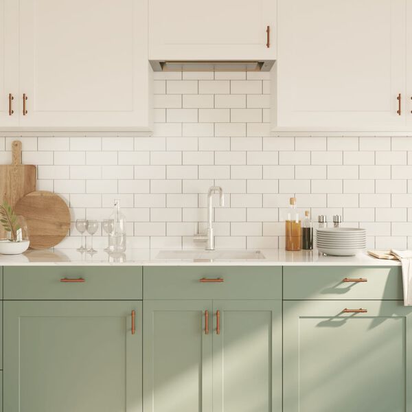 vidaXL Дръжки за шкафове, 20 бр, бронз, 64 мм, неръждаема стомана