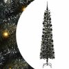 vidaXL С изкуствено коледно дърво с 300 LED светодиода Зелен 210 cm