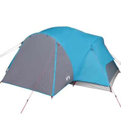 vidaXL Семейна палатка Crossvent 8-местна синя водоустойчива