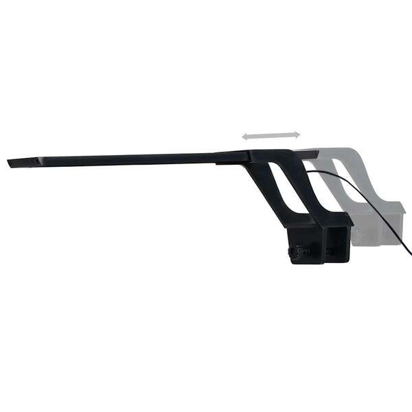 vidaXL LED лампа за аквариум със скоба, 35-55 см, синьо и бяло