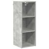 vidaXL Висящ шкаф Циментено сиво 30 x 29,5 x 80 см Инженерна дървесина