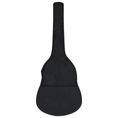 vidaXL Калъф за китара за 1/2 класическа китара черна 94x35 см плат