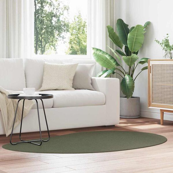 vidaXL Килими за помещение HUARTE Горско зелено 120 x 170 cm Полиестер