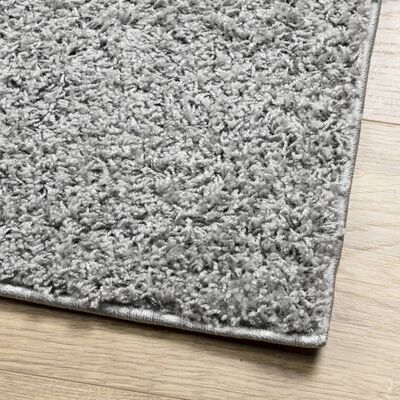 vidaXL Шаги килим с дълъг косъм "PAMPLONA" модерен сив 100x200 см