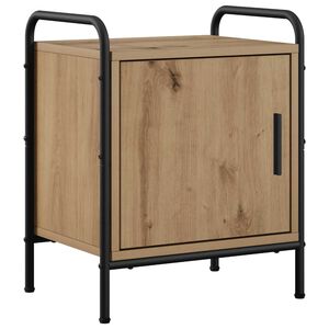 vidaXL Нощен шкаф Дъб артизан 40 x 30 x 50 cm Инженерна дървесина