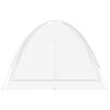 vidaXL Мрежа срещу комари Монголия с врати 220 mesh бял 200x150x140 см