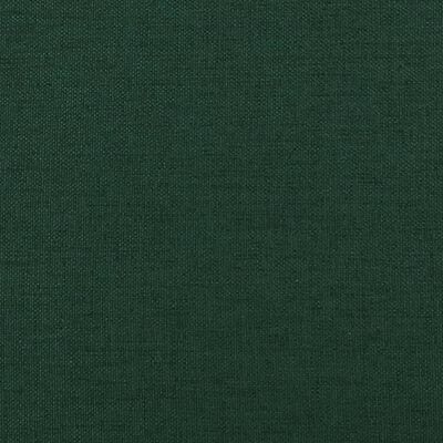 vidaXL Табуретка, тъмнозелена, 60x60x36 см, текстил