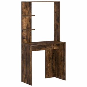 vidaXL Бюро Димян дъб Инженерна дървесина 78,5 x 37 x 154,5 см