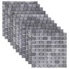 vidaXL Мозайка плочки Сиво 30 x 30 cm Мрамор