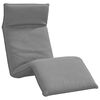 vidaXL Сгъваем шезлонг, сив, 175x54x8,5 см, оксфордски плат