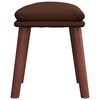 vidaXL Табуретка, кафява, 45x29,5x35 см, изкуствена кожа