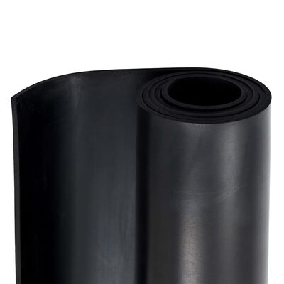 vidaXL Гумена настилка против хлъзгане, 1,2x2 м, 6 мм, гладка