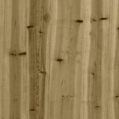 vidaXL Градинска табуретка 62x31,5x52 см импрегнирана борова дървесина