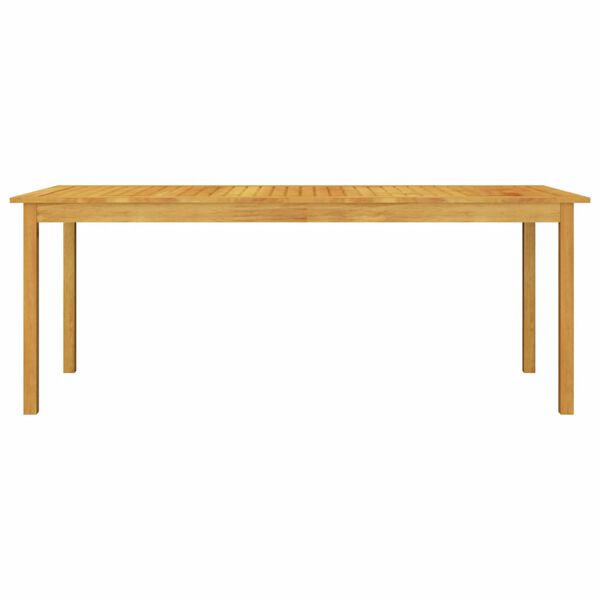 vidaXL Градински трапезен комплект, 7 части, черен