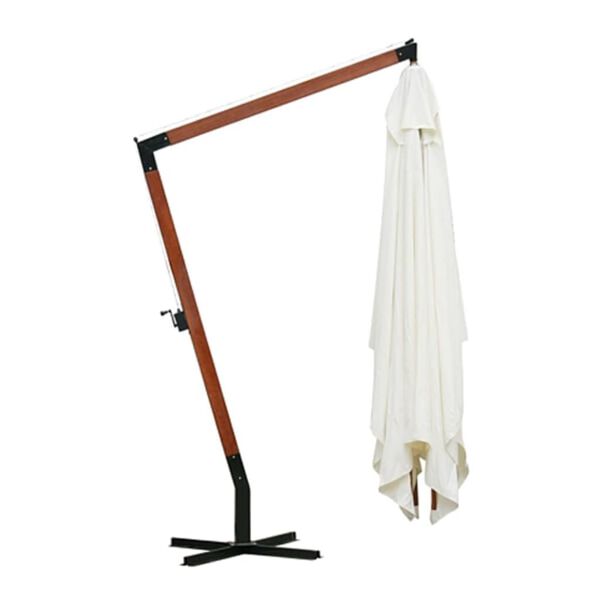 vidaXL Чадър тип камбана, 300х400 см, бял