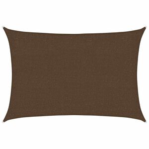 vidaXL Платно-сенник, 160 г/м&sup2;, кафяво, 2x2,5 м, HDPE