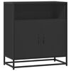 vidaXL Бюфет, черен, 68x35x76 см, инженерно дърво