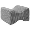 vidaXL Коленен възглавница Сив 26 x 21,5 x 15 см Мемори пяна