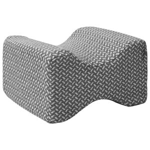 vidaXL Коленен възглавница Сив 26 x 21,5 x 15 см Мемори пяна