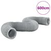 vidaXL Шлаух за въздуховод, PVC, 6 м, &Oslash;20 см