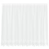 vidaXL Перде от дантела С завеси Флорален Бяло 160 x 300 cm Полиестер