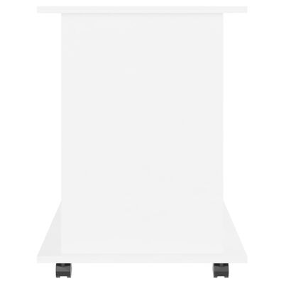 vidaXL Подвижен шкаф, бял, 60x45x60 см, ПДЧ