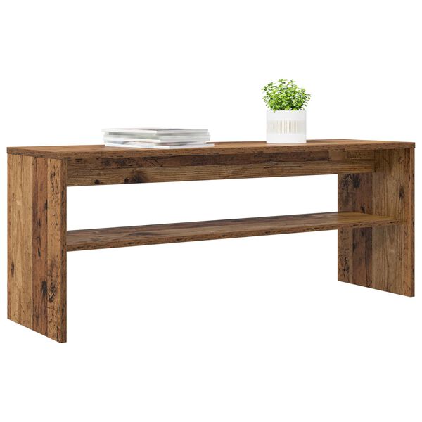 vidaXL ТВ шкаф Старо дърво 100 x 30 x 40 см Инженерно дърво