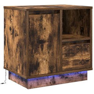 vidaXL Нощен шкаф Димян дъб 50 x 34,5 x 50 см. Инженерна дървесина