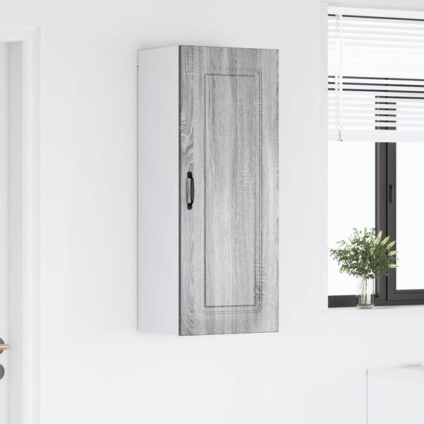 vidaXL Кухненски шкаф Kalmar Сив Сонома 40 x 31 x 100 см