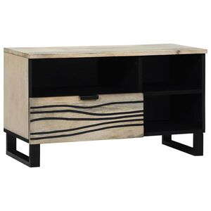 vidaXL ТВ Единици 80 x 33 x 46 см Бяло Инженерна дървесина
