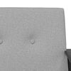 vidaXL фотьойл Облачно сиво 59 x 75 x 78 см текстил