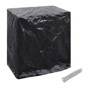vidaXL Покривало за градински мебели тенис маса 8 капси 160x55x182 см
