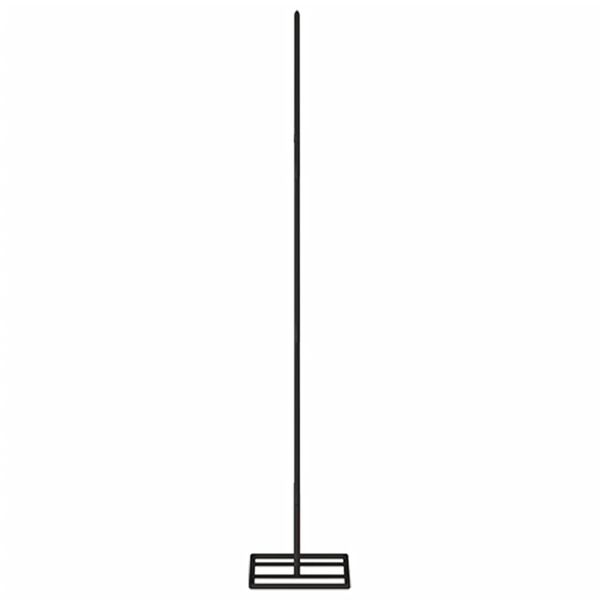 vidaXL Метална коледна елха за декорация черна 60 см