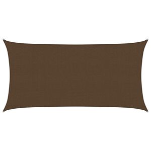vidaXL Платно-сенник, 160 г/м&sup2;, кафяво, 2x4 м, HDPE