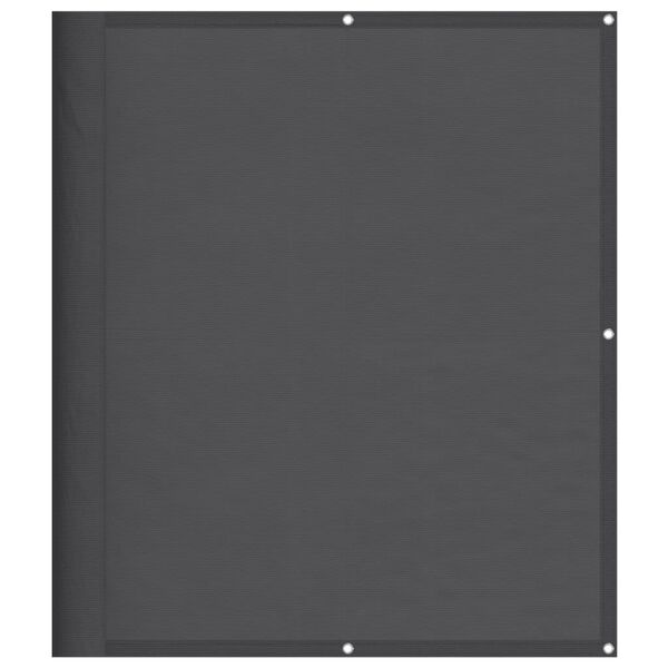 vidaXL Балконски параван антрацит 120x800 см 100% полиестер оксфорд