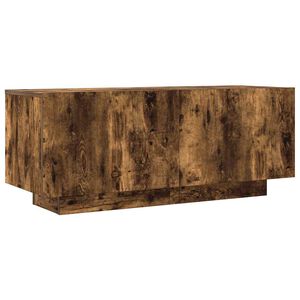vidaXL ТB шкаф, опушен дъб, 100x35x40 см, инженерно дърво