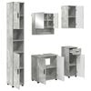 vidaXL Комплект мебели за баня 5 бр. Циментено сиво 61 x 35 x 64 см