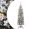 vidaXL С изкуствено коледно дърво с 150 LED светодиода Зелен 150 cm