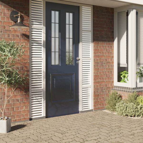 vidaXL Фолио за прозорци матирано модел райе 90x500 см PVC