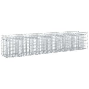vidaXL Габиона повдигнато легло 2 бр. 300 x 50 x 60 см