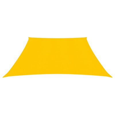vidaXL Платно-сенник, 160 г/м², жълто, 3/4x2 м, HDPE