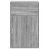 vidaXL Шкаф за съхранение, сив сонома, 56,5x39x90 см, инженерно дърво