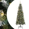 vidaXL С изкуствено коледно дърво Зелено 210 cm