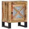 vidaXL Нощно шкафче, 40x30x50 см, мангово дърво масив
