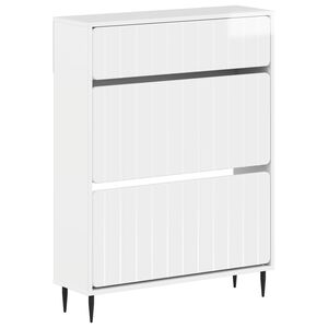 vidaXL Шкаф за обувки ZWOLLE 78 x 24 x 103 см Инженерна дървесина