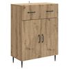 vidaXL Служебен шкаф с чекмедже Дъб артизан 66 x 34,5 x 89,5 см