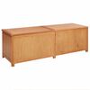vidaXL Кутия за съхранение 150 x 45 x 45 см Масивен дъб