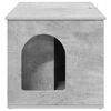 vidaXL Къща за котки Бетон 85 x 55 x 50 см Инженерно дърво