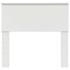 vidaXL Облегалка за глава с таблото Бяло 90 cm Инженерно дърво