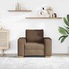 vidaXL Диван-фотьойл, кафяв, 100x78x84 см, плат